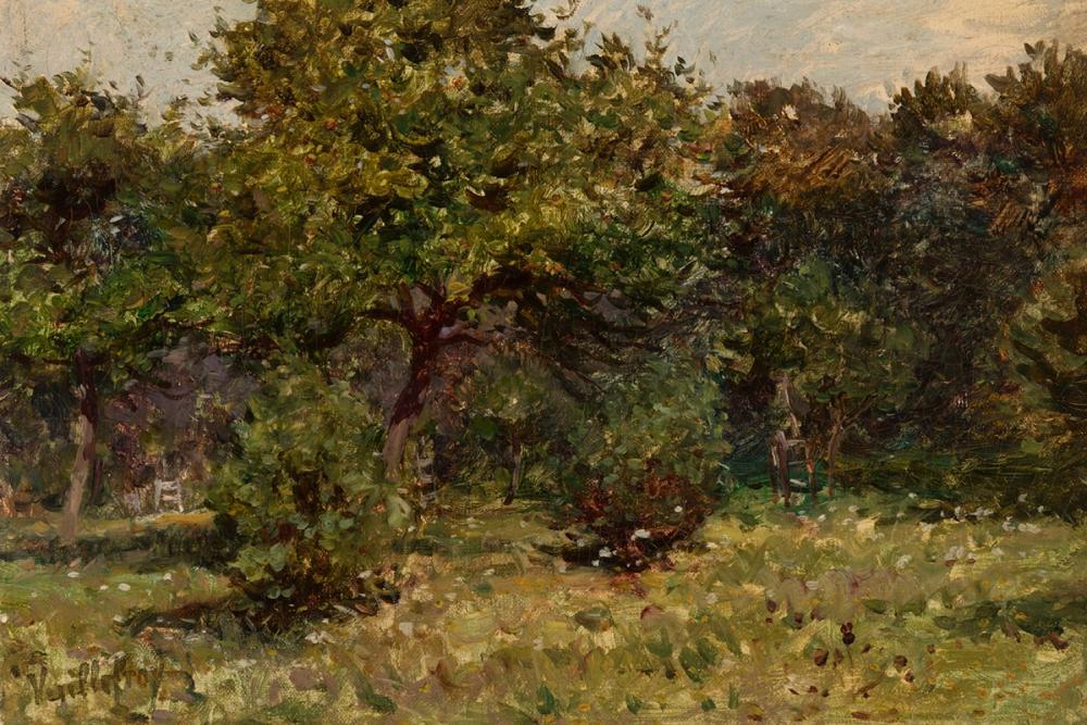 Félix Dominique de Vuillefroy comparable auction result: f lix dominique de vuillefroy france 1841 1916 landscape oil on canvas presents stamp and label on the back signed in the lower left corner