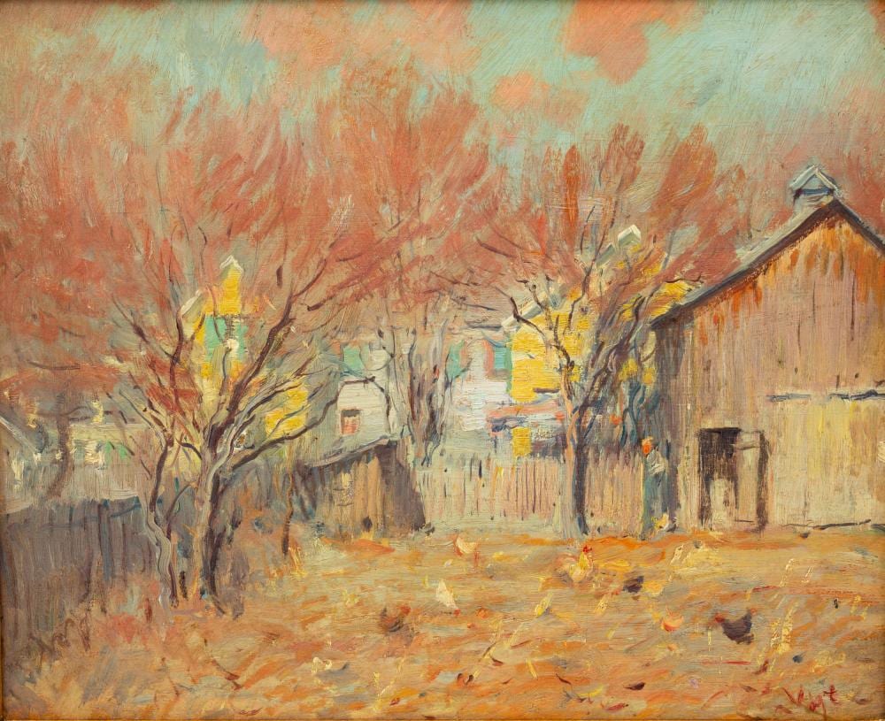 louis charles vogt 1864 1939 village landscape · Amelia Jeffers · 2024-03-07 Louis Charles Vogt comparable auction result: louis charles vogt 1864 1939 village landscape