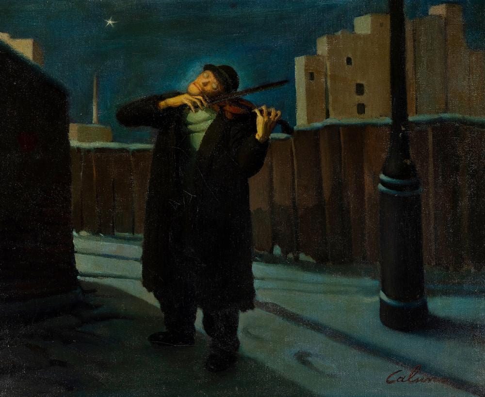 ram n calsina bar barcelona 1901 1992 the violinist oil on canvas signed in the lower right corner · Setdart Auction House · 2024-03-12 Ramón Calsina comparable auction result: ram n calsina bar barcelona 1901 1992 the violinist oil on canvas signed in the lower right corner