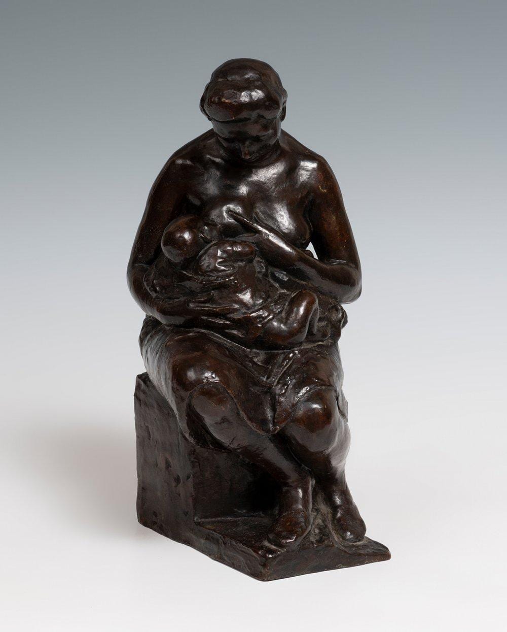 josep clar i ayats olot girona 1878 barcelona 1958 maternity bronze exemplary v viii presents signature stamp and justification · Setdart Auction House · 2024-03-19 Josep Clarà i Ayats comparable auction result: josep clar i ayats olot girona 1878 barcelona 1958 maternity bronze exemplary v viii presents signature stamp and justification