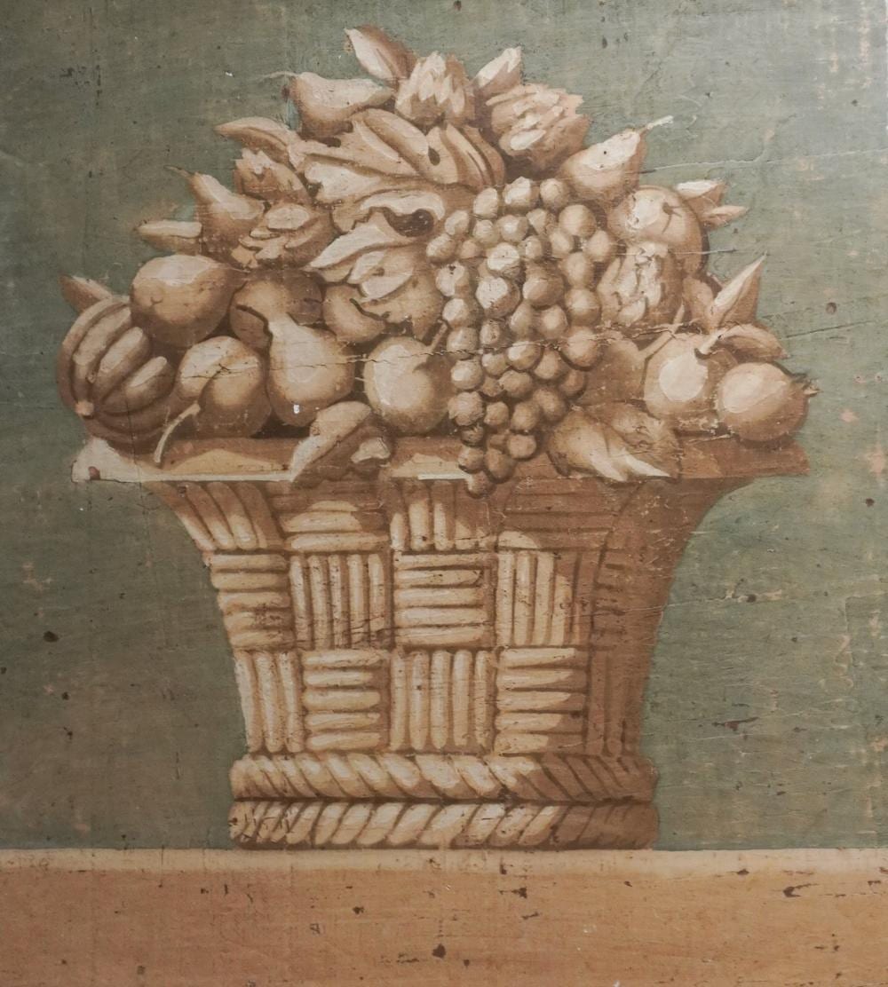 Jacques Lamy comparable auction result: jacques lamy american b 1946 cornucopia oil on burlap signed and located dallas on verso unframed 36 x 32 1 4 in 91 4 x 81 9 cm