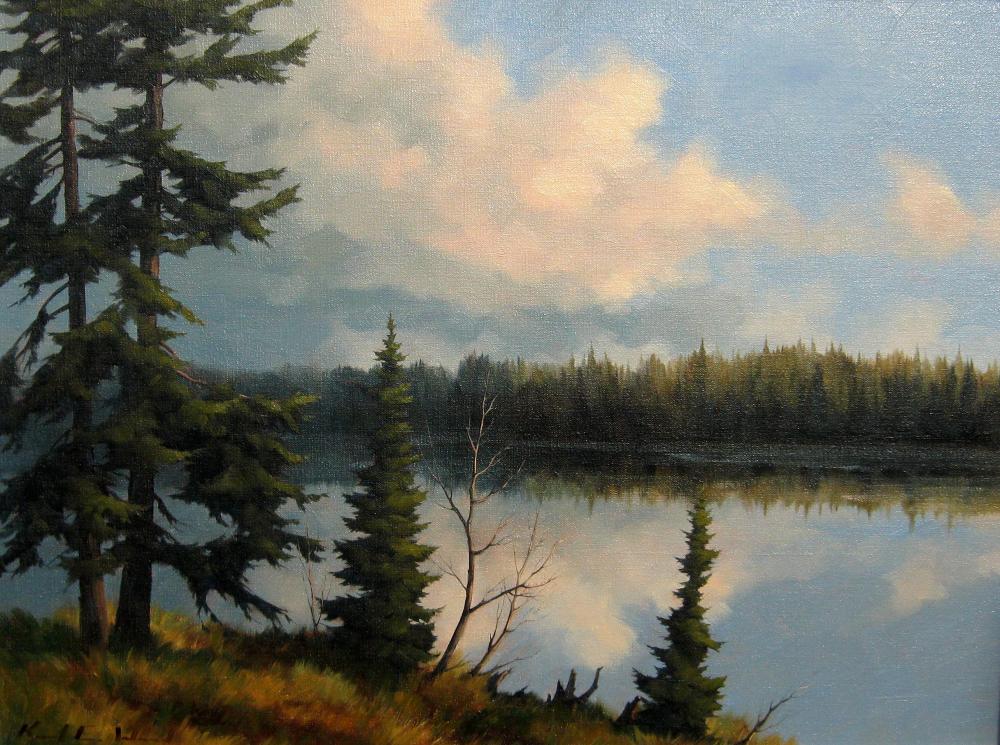 Karl E. Wood comparable auction result: karl e wood canadian 1944 1990 bednesti lake prince george