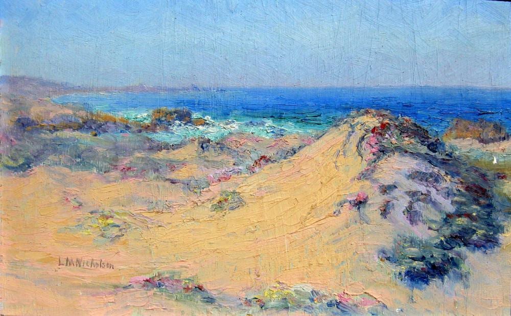 Lillie May Nicholson comparable auction result: lillie may nicholson american 1884 1964 coastal sand dunes