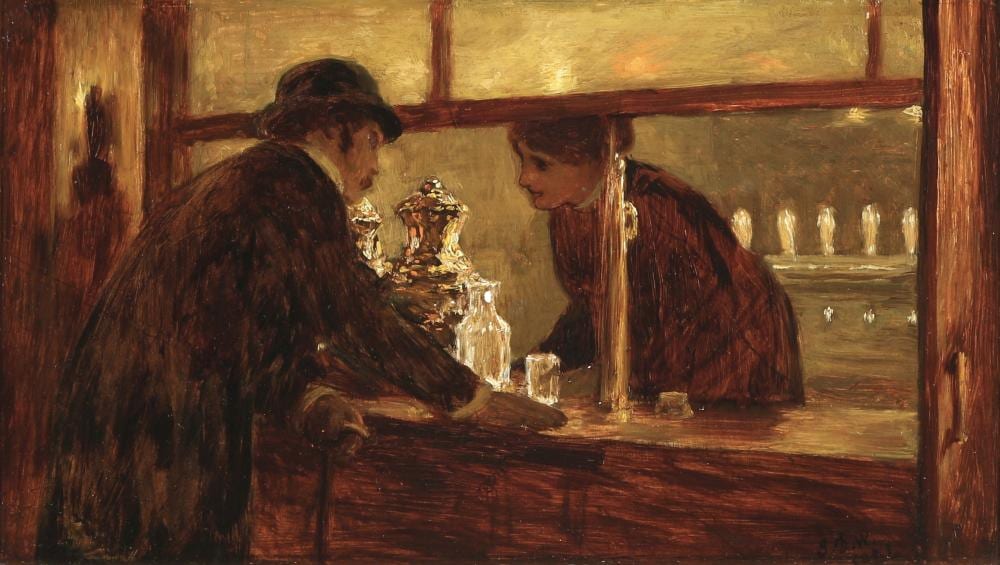 John Dawson Watson comparable auction result: john dawson watson 1832 1892 at the bar in 1881
