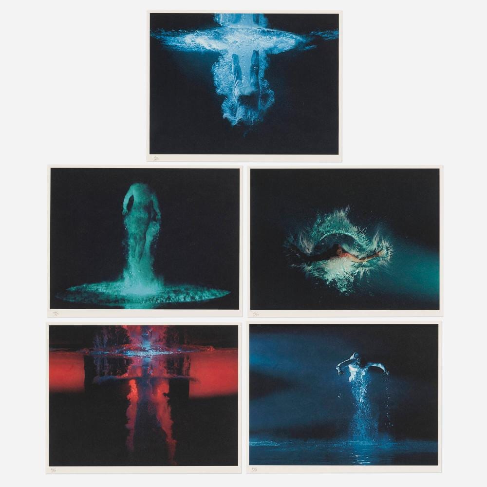 Bill Viola comparable auction result: bill viola five angels from the millennium