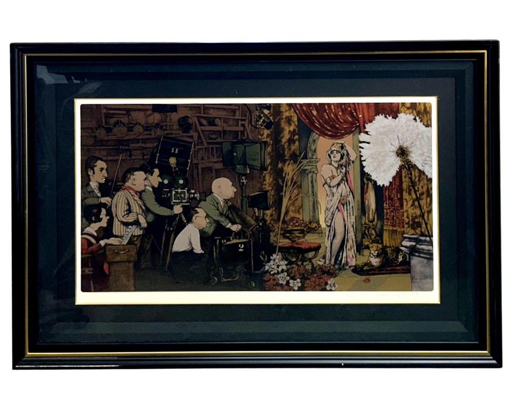 Signed Charles Bragg Print sold by Monarch Auction and Estate Services, lot 1089 — auction record photograph