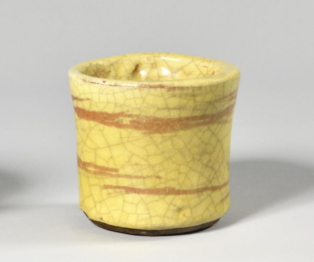 Jacques Lenoble comparable auction result: jacques lenoble 1902 1967 vase cylindrique l g rement vas en c r