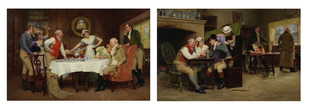 john arthur lomax british 1857 1923 despair and consolation a pair each 43 x 54cm 16 15 16 x 21 1 4in 2 · Bonhams · 2024-03-13 John Arthur Lomax comparable auction result: john arthur lomax british 1857 1923 despair and consolation a pair each 43 x 54cm 16 15 16 x 21 1 4in 2