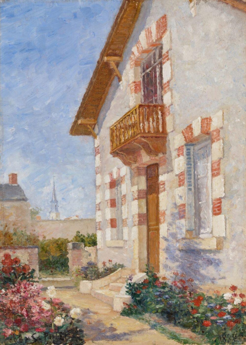 Albert Dubois-Pillet comparable auction result: maison de m b seur