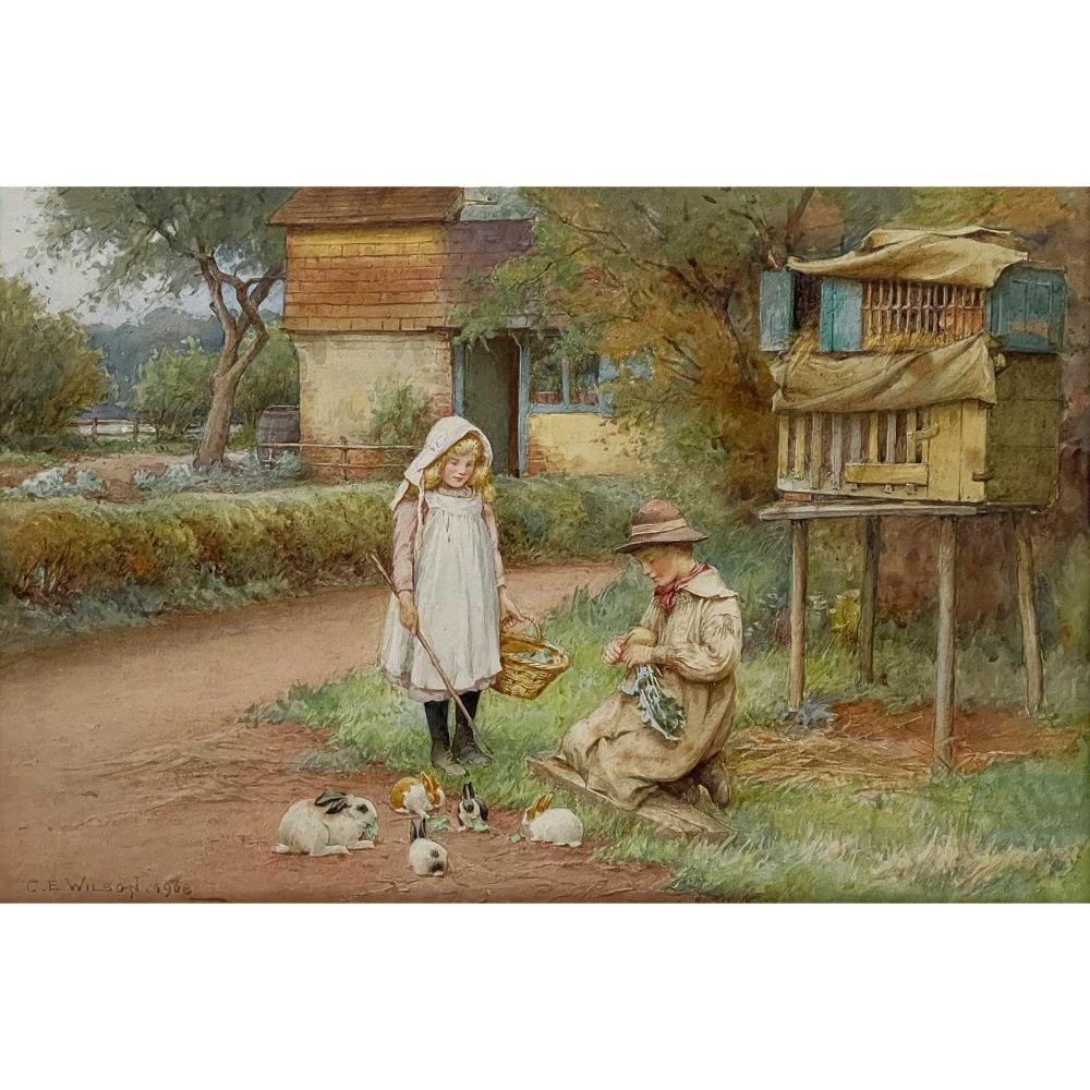 Charles Edward Wilson comparable auction result: charles edward wilson british 1854 194