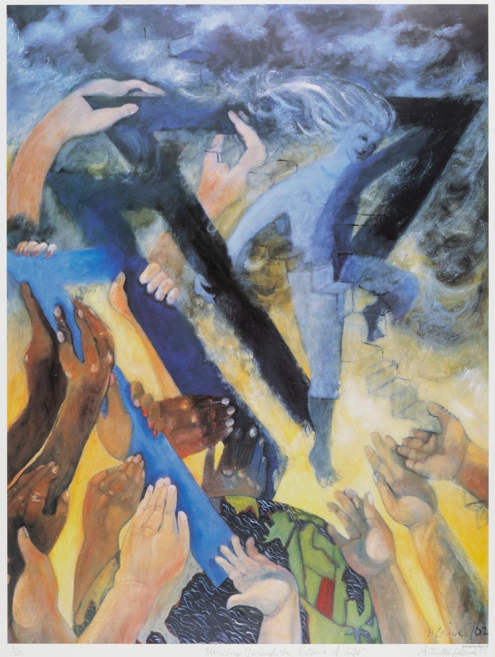 Antoinette Herivel comparable auction result: antoinette herivel dancing through the storms of life