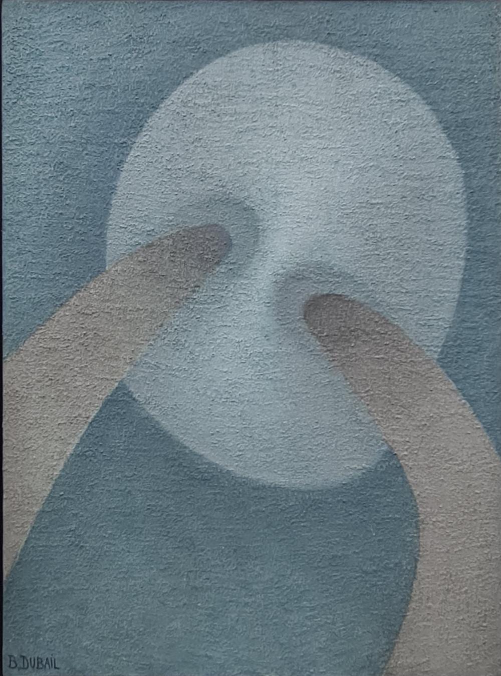Berthe Dubail comparable auction result: berthe dubail 1911 1984 l approche du myst re huile sur toile dimensions 54 x 73 cm