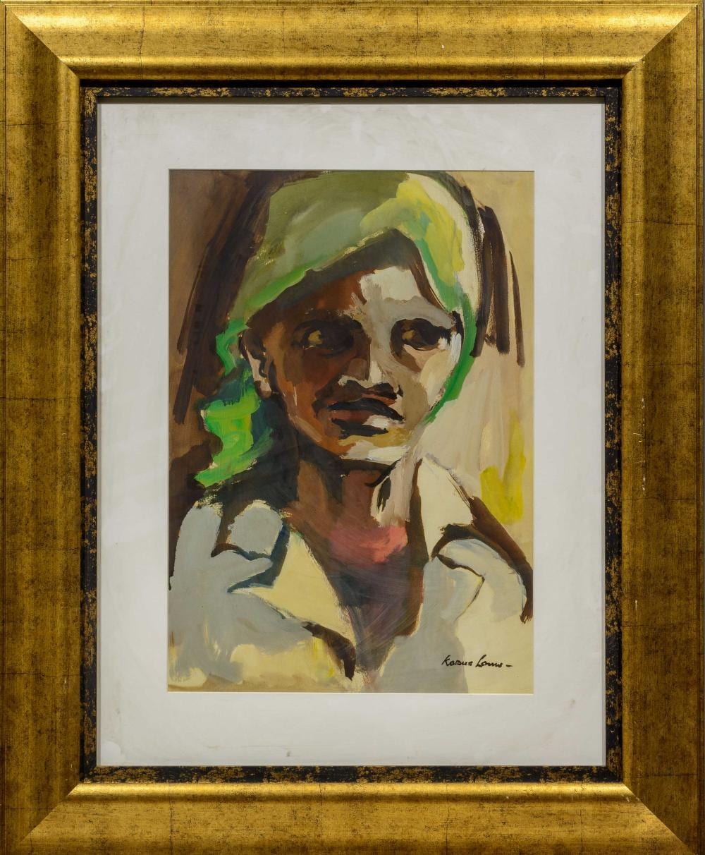 Kobus Louw comparable auction result: kobus louw sa born 1933 oil portrait of a lady signed 50 x 35