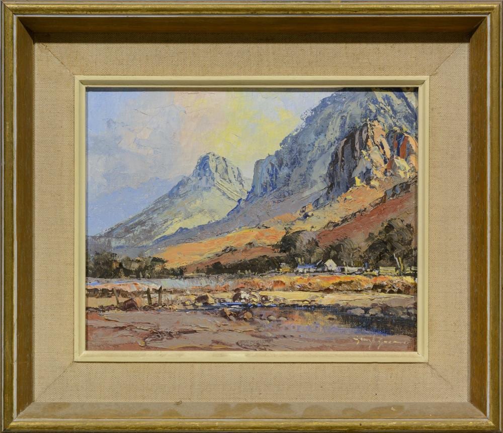 gerrit roon sa 1937 2017 oil mountain landscape signed 20 x 24 · 5th Avenue Auctioneers · 2024-03-04 Gerrit Roon comparable auction result: gerrit roon sa 1937 2017 oil mountain landscape signed 20 x 24