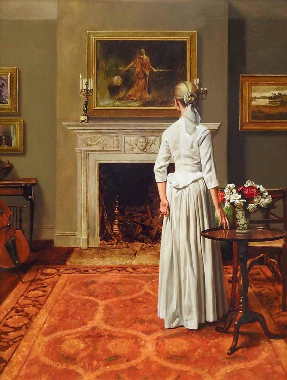 William Whitaker comparable auction result: william whitaker amanda s parlor