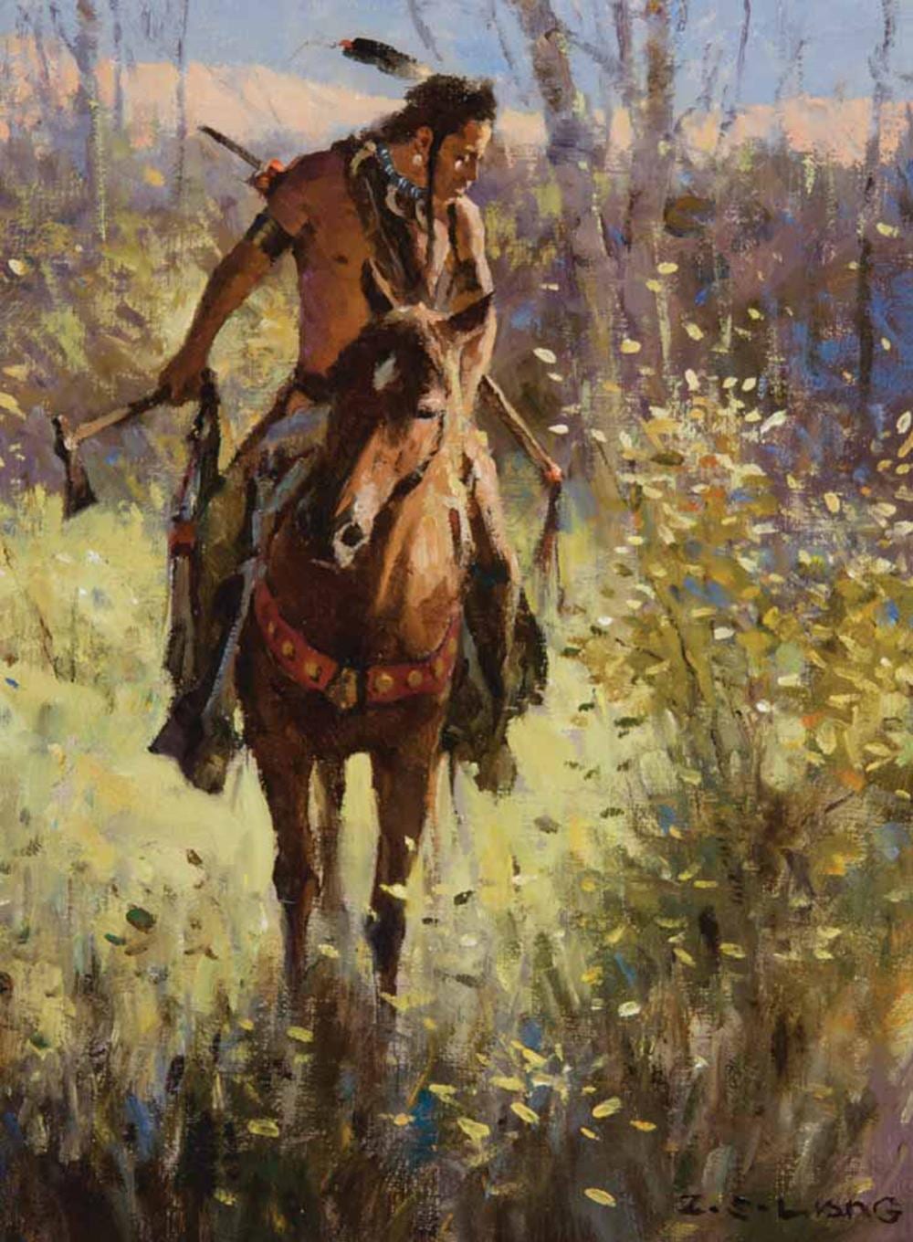 z s liang lost track · Scottsdale Art Auction, LLC · 2024-04-12 Z.S. Liang comparable auction result: z s liang lost track
