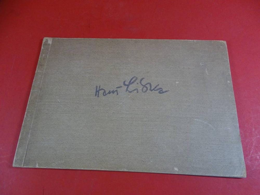 Hans Liska comparable auction result: hans liska 1907 1983 gedrucktes skizzenbuch