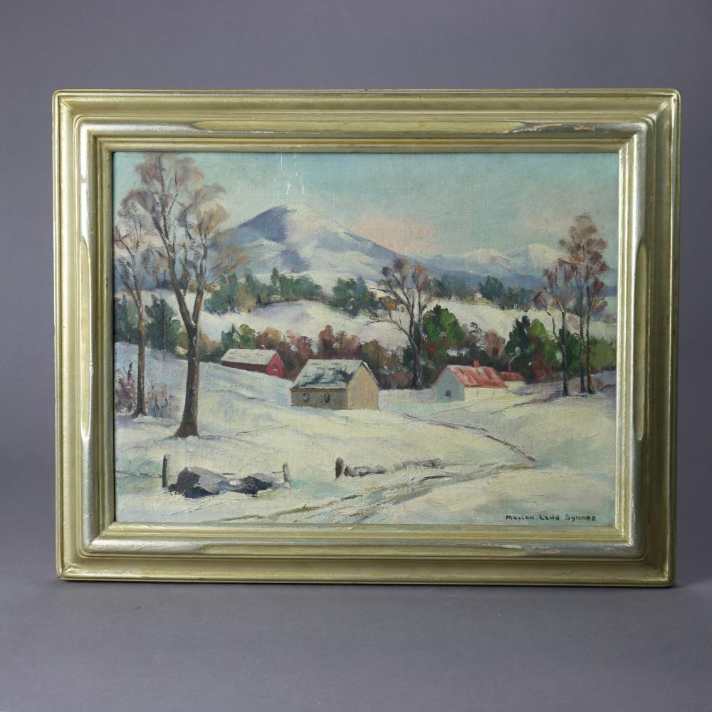 Symmes New Hope School Landscape Painting, Signed, Circa 1910 sold by Winfield Auction Gallery, lot 4139 — auction record photograph