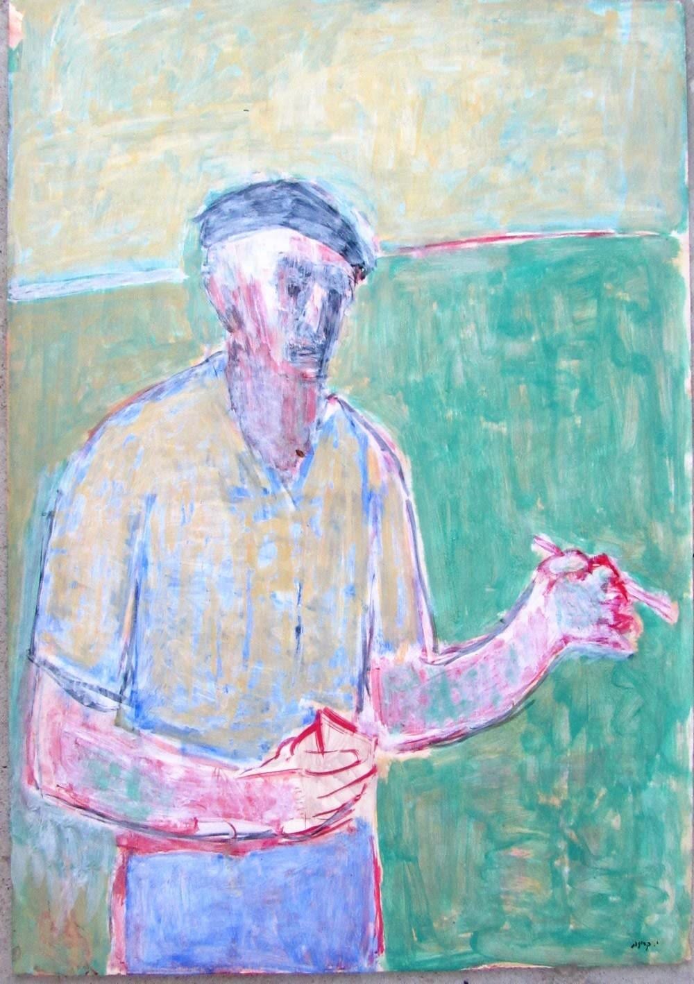yehiel krize 1908 1968 portrait of a man drinking a soft beverage · The Bidder · 2024-03-07 Yehiel Krize comparable auction result: yehiel krize 1908 1968 portrait of a man drinking a soft beverage