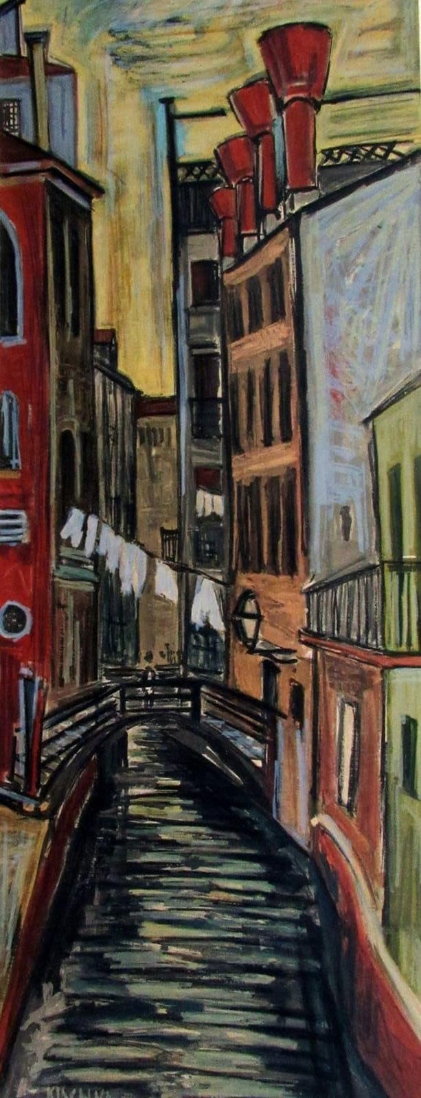 Isis Kischka comparable auction result: isis kischka 1908 1973 water canal in venice