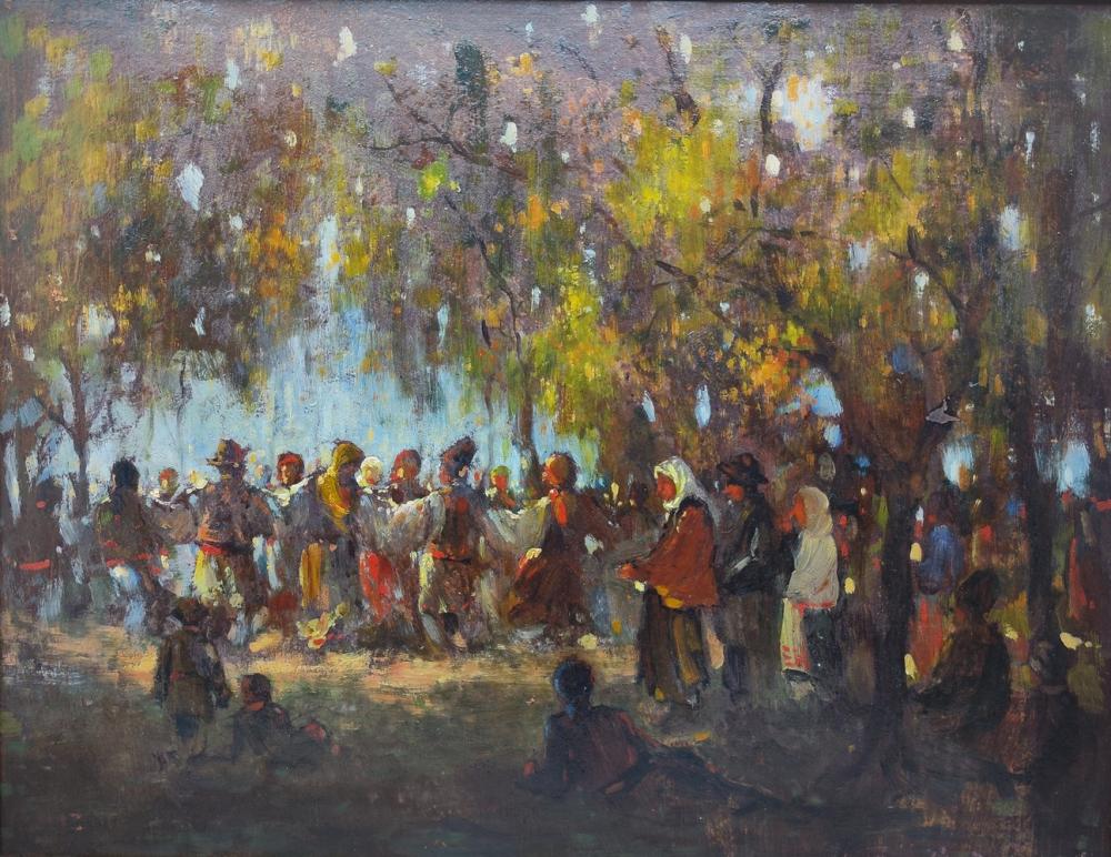 Pan Ioanid comparable auction result: pan ioanid romania 1878 1956 rural celebration