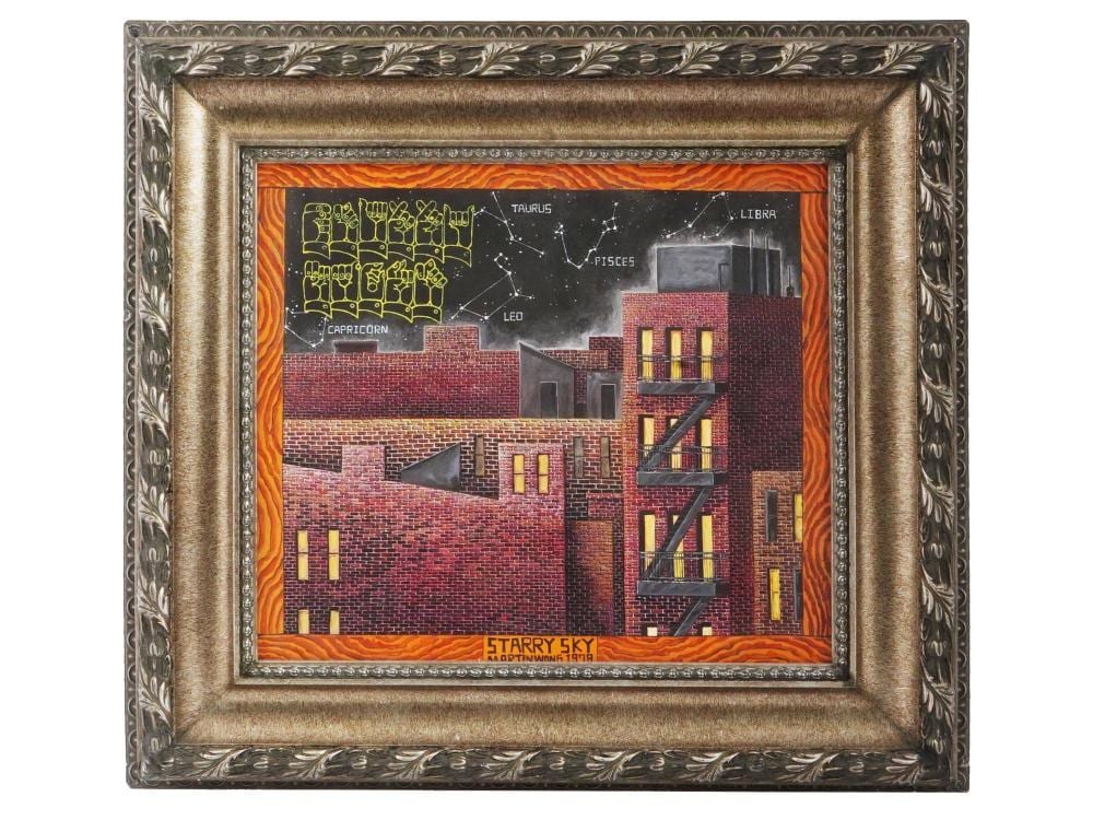 american chinese sky oil painting by martin wong · Antique Arena Inc · 2024-03-16 Martin Wong comparable auction result: american chinese sky oil painting by martin wong
