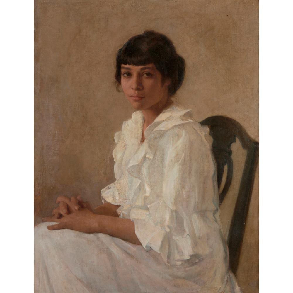 Gerald Festus Kelly comparable auction result: gerald festus kelly british 1879 1972 reyes with clasped hands oil on canvas 64 x 49cm
