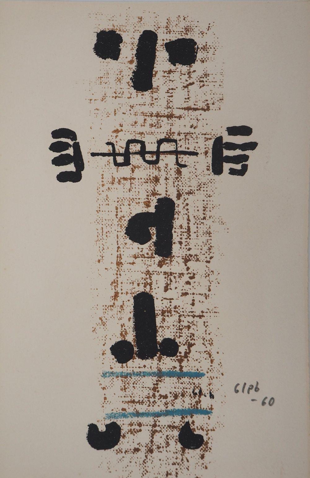 Kalmen Gleb comparable auction result: thomas gleb art brut le totem