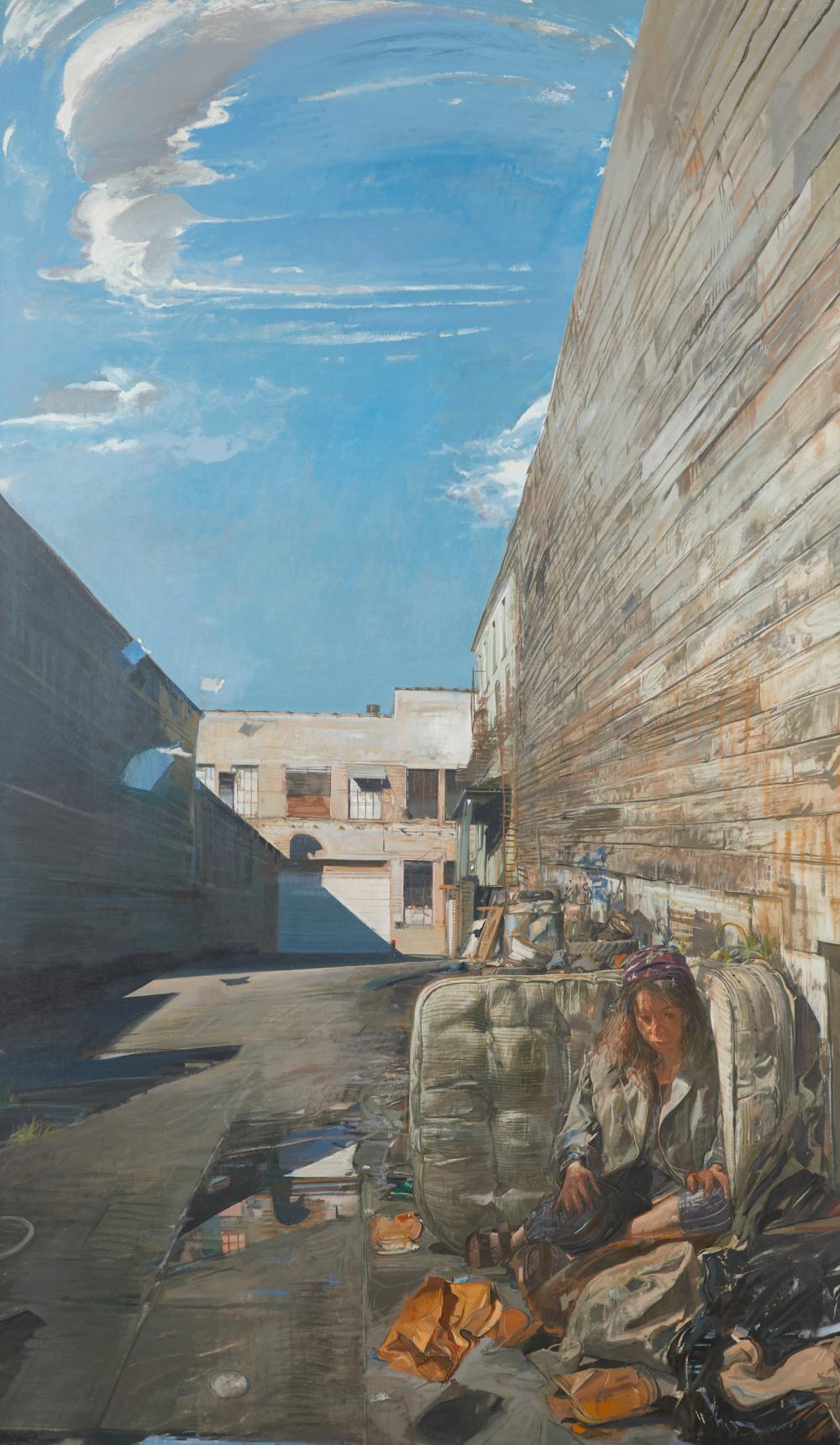 Jerome Witkin comparable auction result: jerome witkin figure in landscape large painting