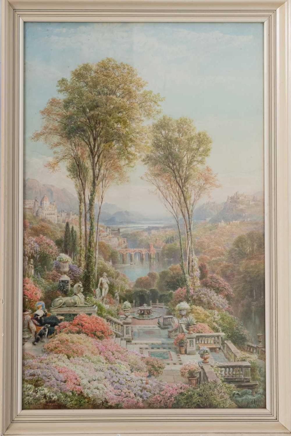 Ebenezer Wake Cook comparable auction result: ebenezer wake cook 1843 1926 an earthly paradise