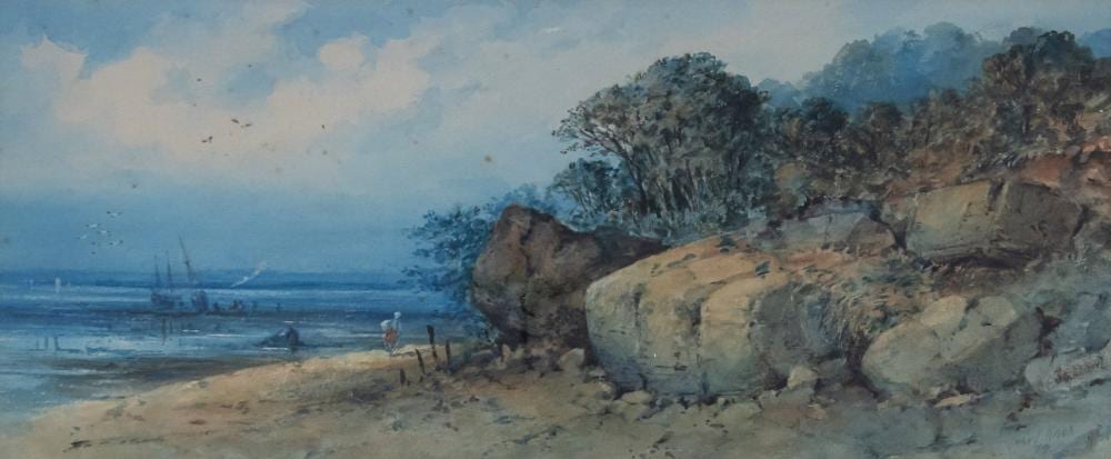 George James Knox comparable auction result: george james knox 1810 1897 on the coast