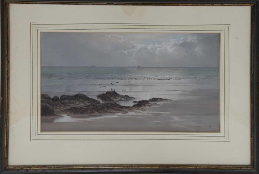 James Thomas Watts comparable auction result: james thomas watts 1853 1930 on the coast