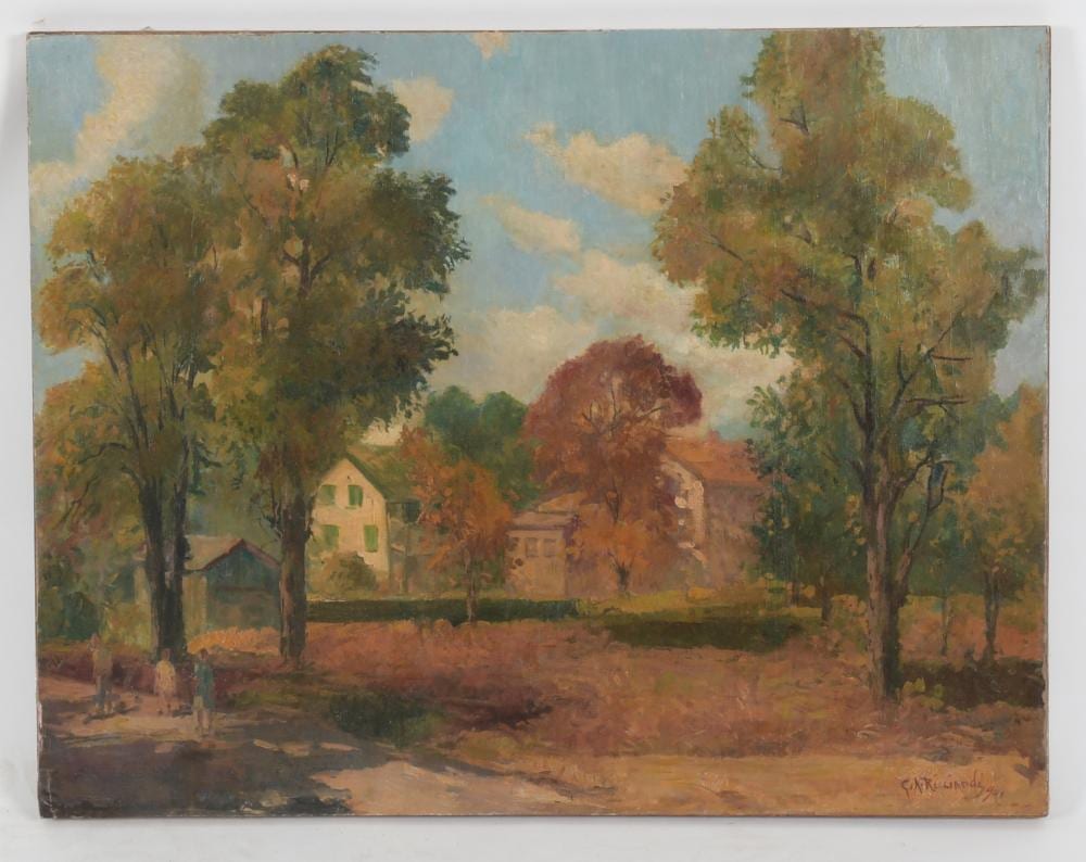 Cesare A. Ricciardi comparable auction result: cesare a ricciardi 1892 1973 oil on canvas