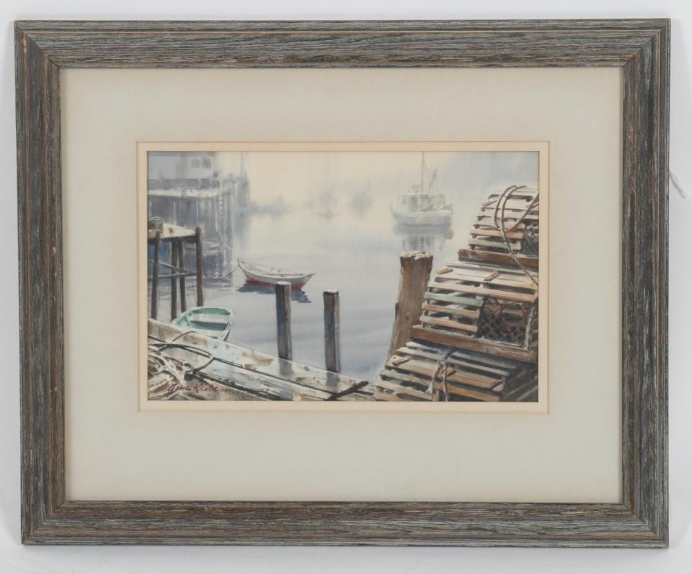 Gene Klebe comparable auction result: gene klebe 1907 2009 watercolor