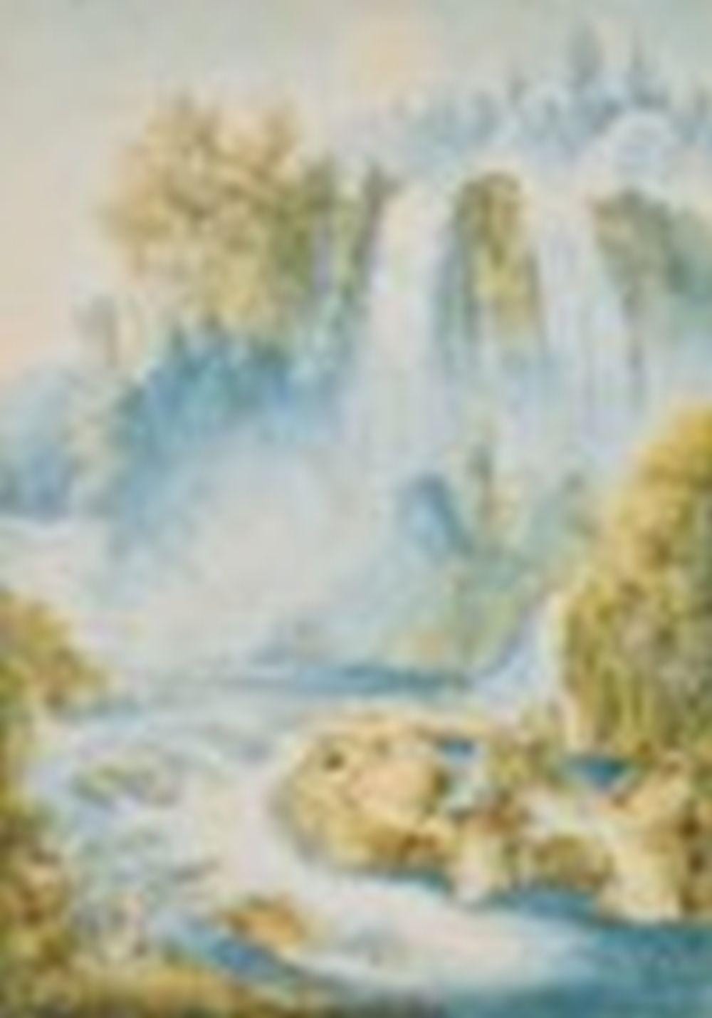 Franz Kaisermann comparable auction result: franz kaisermann yverdon 1765 1833 rome les cascades de tivoli et deux pe
