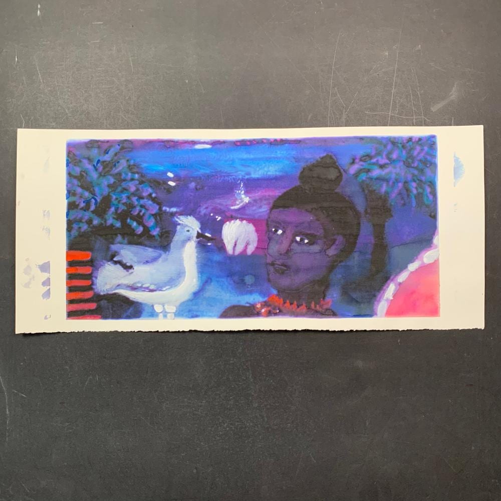 Simon Andrews comparable auction result: simon andrews untitled original watercolor on paper