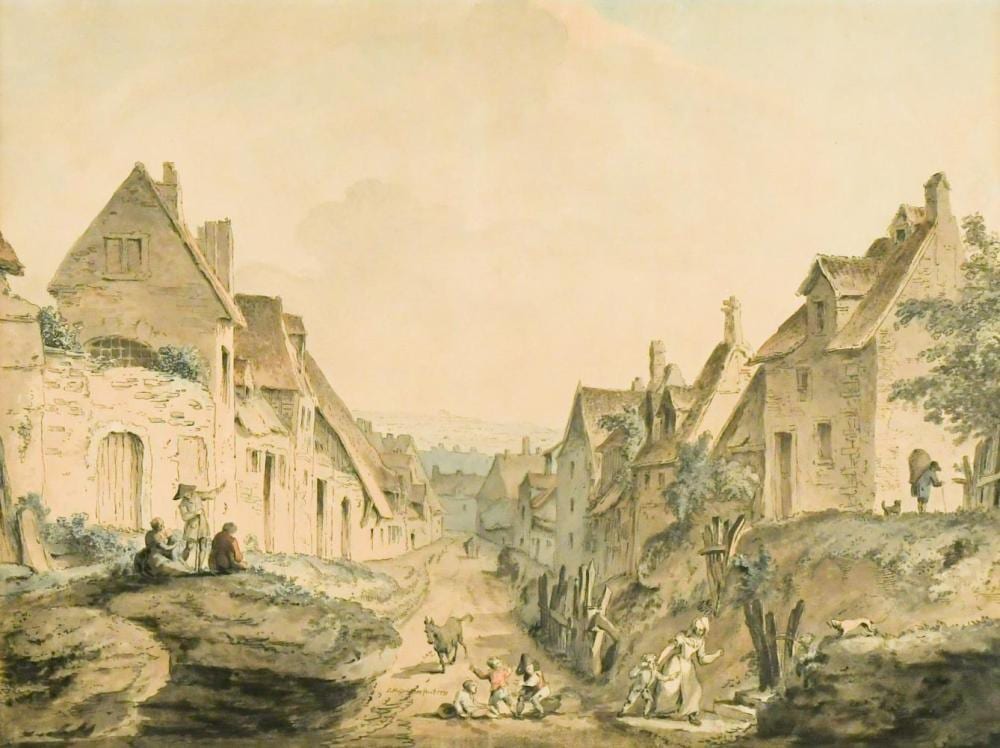 Samuel Hieronymus Grimm comparable auction result: samuel hieronymus grimm 1733 1794