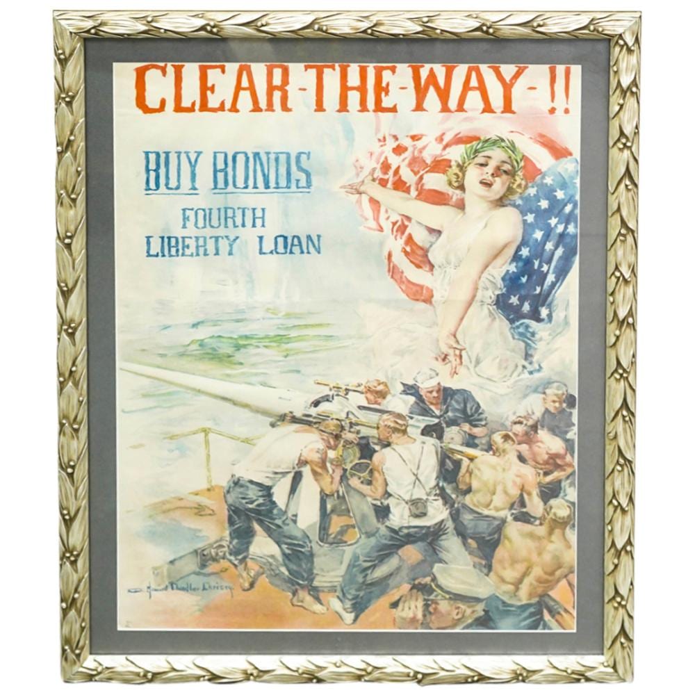 Howard Chandler Christy (1872-1952) Lithograph Poster sold by Akiba Galleries, lot 178 — auction record photograph