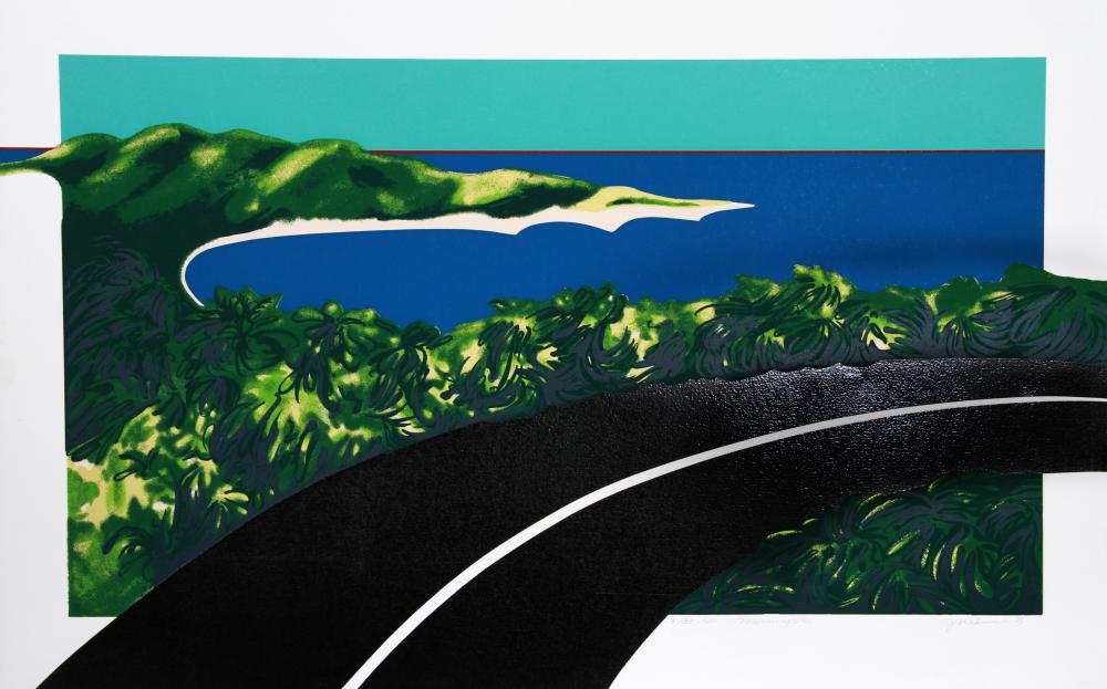 Joan Melnick comparable auction result: joan melnick morning star screenprint