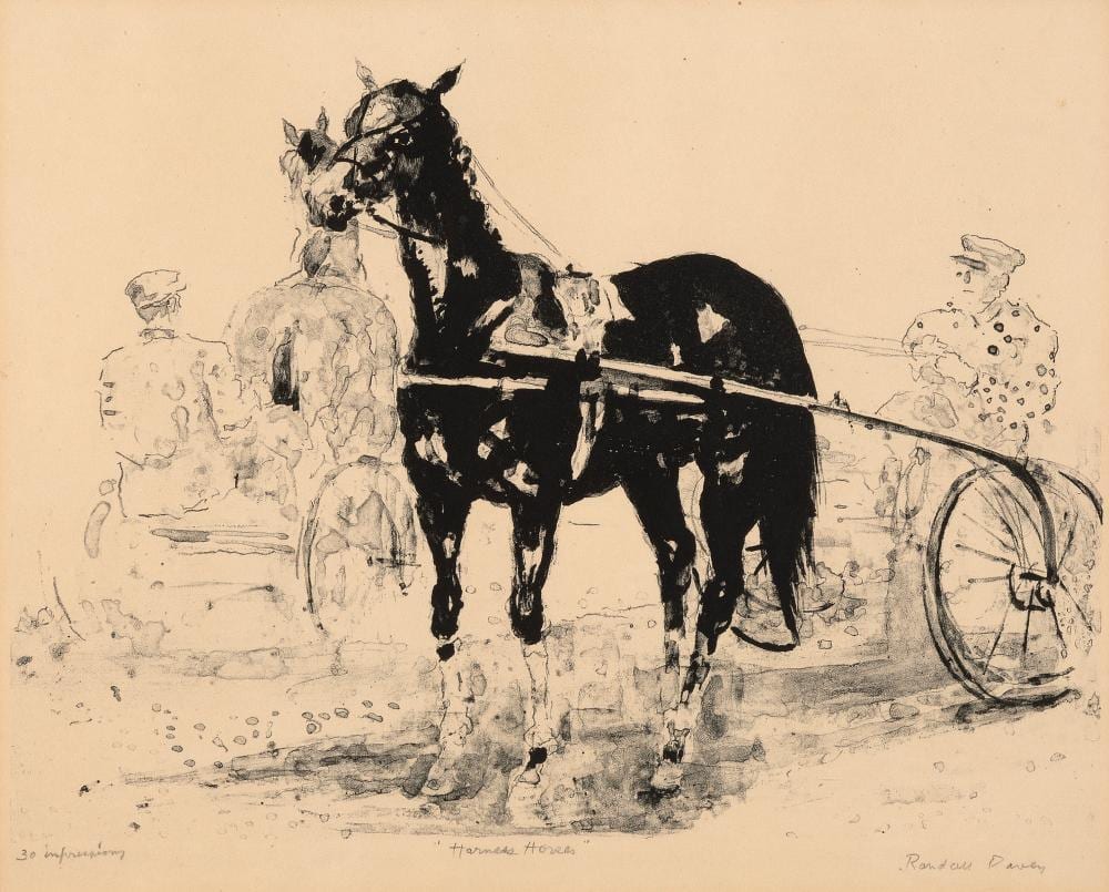 Randall Davey comparable auction result: randall davey harness horses