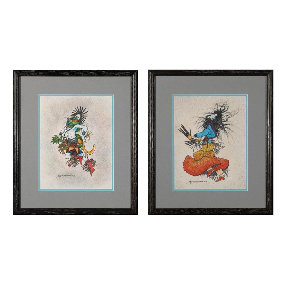 Baje Whitethorne comparable auction result: baje whitethorne pair 1986 yei bi chei spirit woman