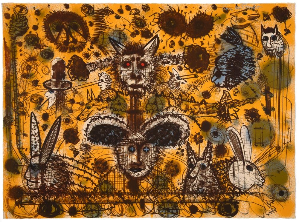 Roy Dean De Forest comparable auction result: roy dean de forest untitled 1986