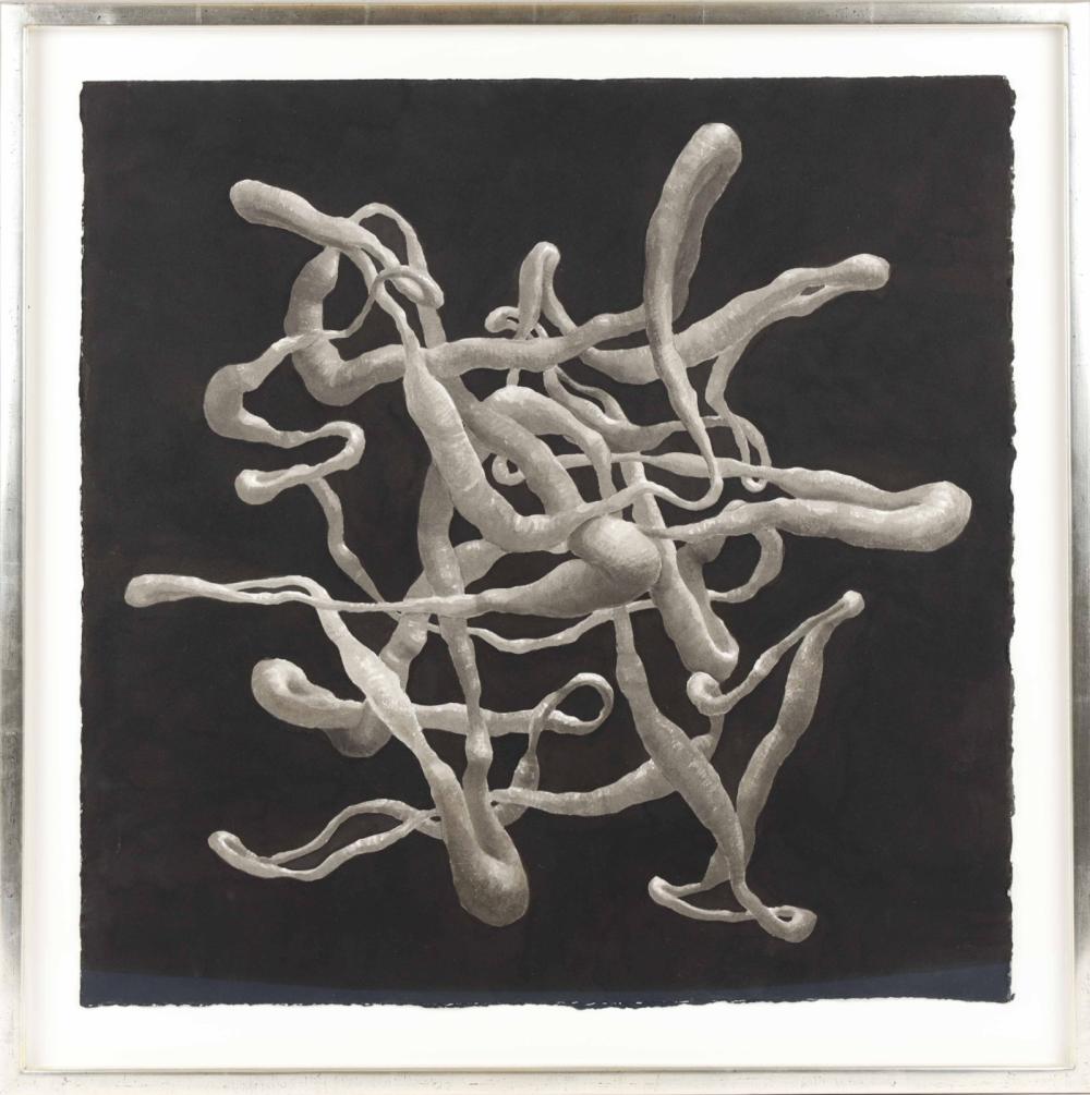 Michael Otto Albert Kvium comparable auction result: michael kvium 1955 evindelig tegning iii tusch p papir