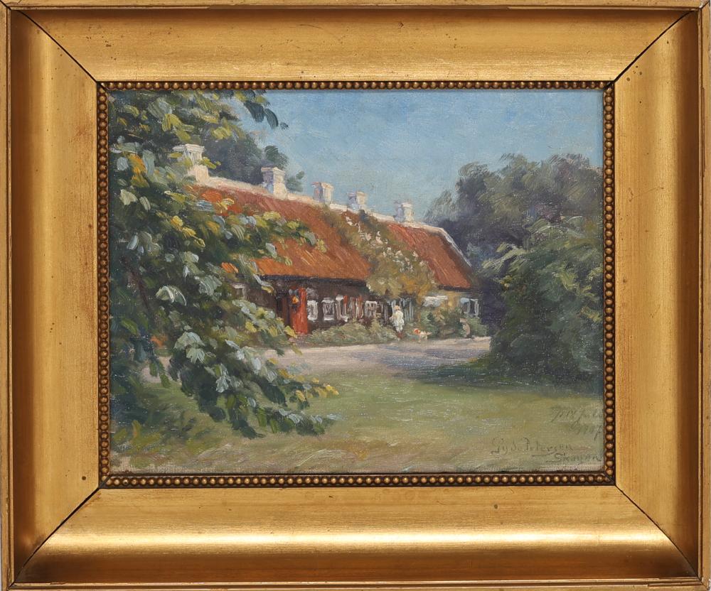 hans gyde petersen 1862 1943 maleren p s kr yers hus med kunstneren i d r bning 1907 · Auktionshuset.com · 2024-03-14 Hans Gyde-Petersen comparable auction result: hans gyde petersen 1862 1943 maleren p s kr yers hus med kunstneren i d r bning 1907