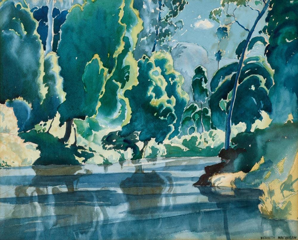 kenneth macqueen 1897 1960 reflections · Menzies · 2024-03-27 Kenneth Macqueen comparable auction result: kenneth macqueen 1897 1960 reflections