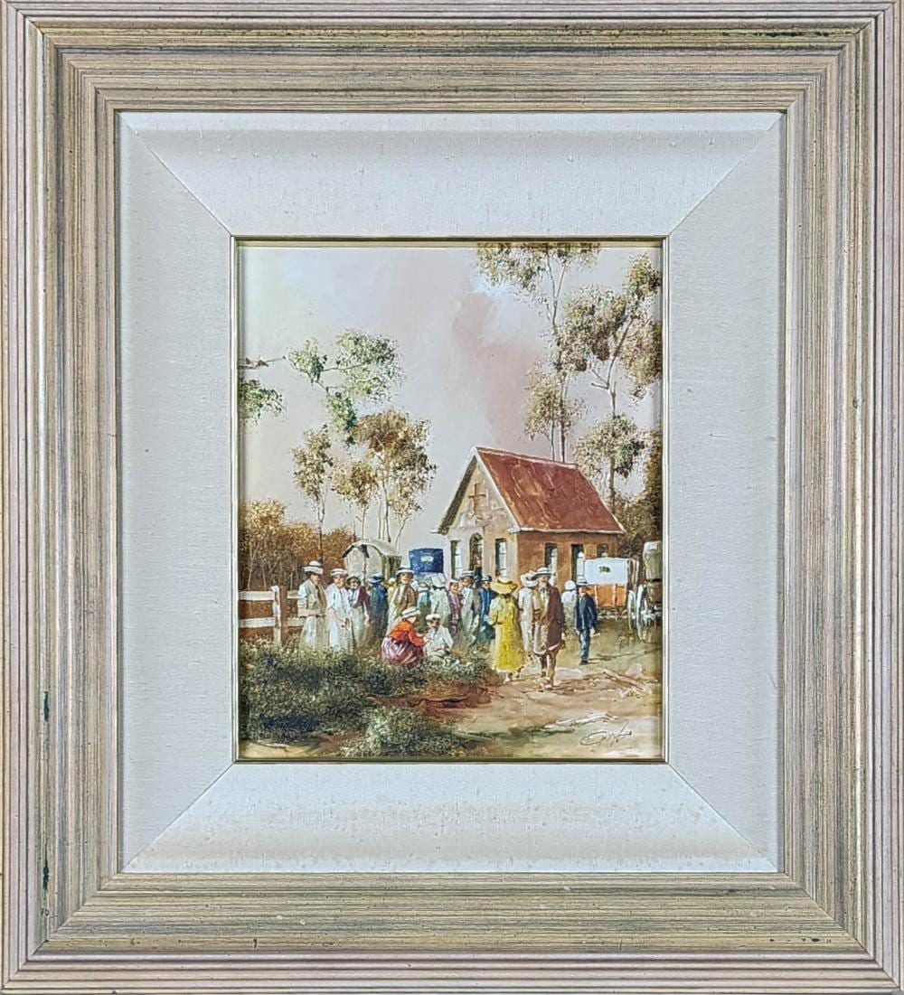 John Guy comparable auction result: john guy 1944 2000 waiting for the bride landsborough qld c1890
