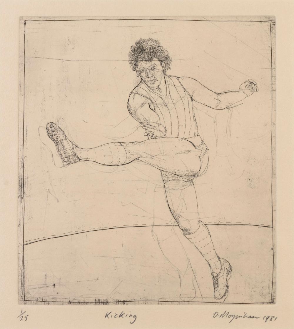 Daniel Moynihan comparable auction result: daniel moynihan born 1948 kicking 1981