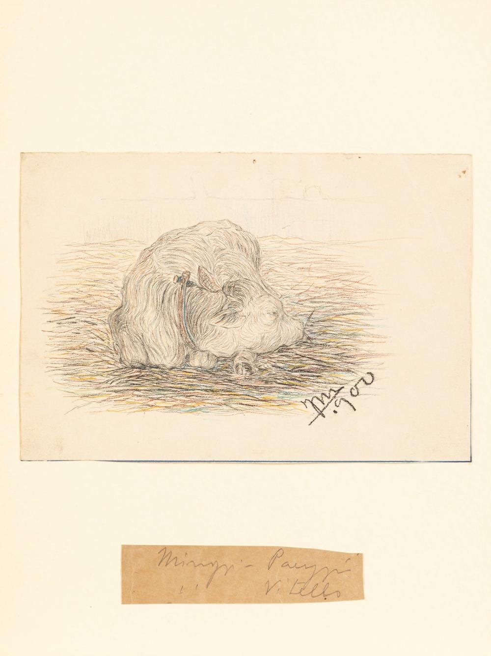 Filiberto Minozzi comparable auction result: filiberto minozzi verona 1877 milano 1936 calf 1900