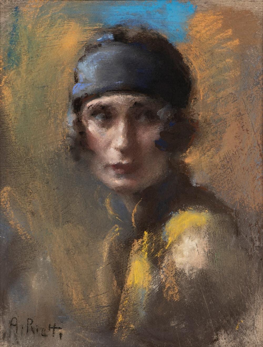 Arturo Rietti comparable auction result: arturo rietti trieste 1863 fantaniva 1943 portrait of nella doria cambon