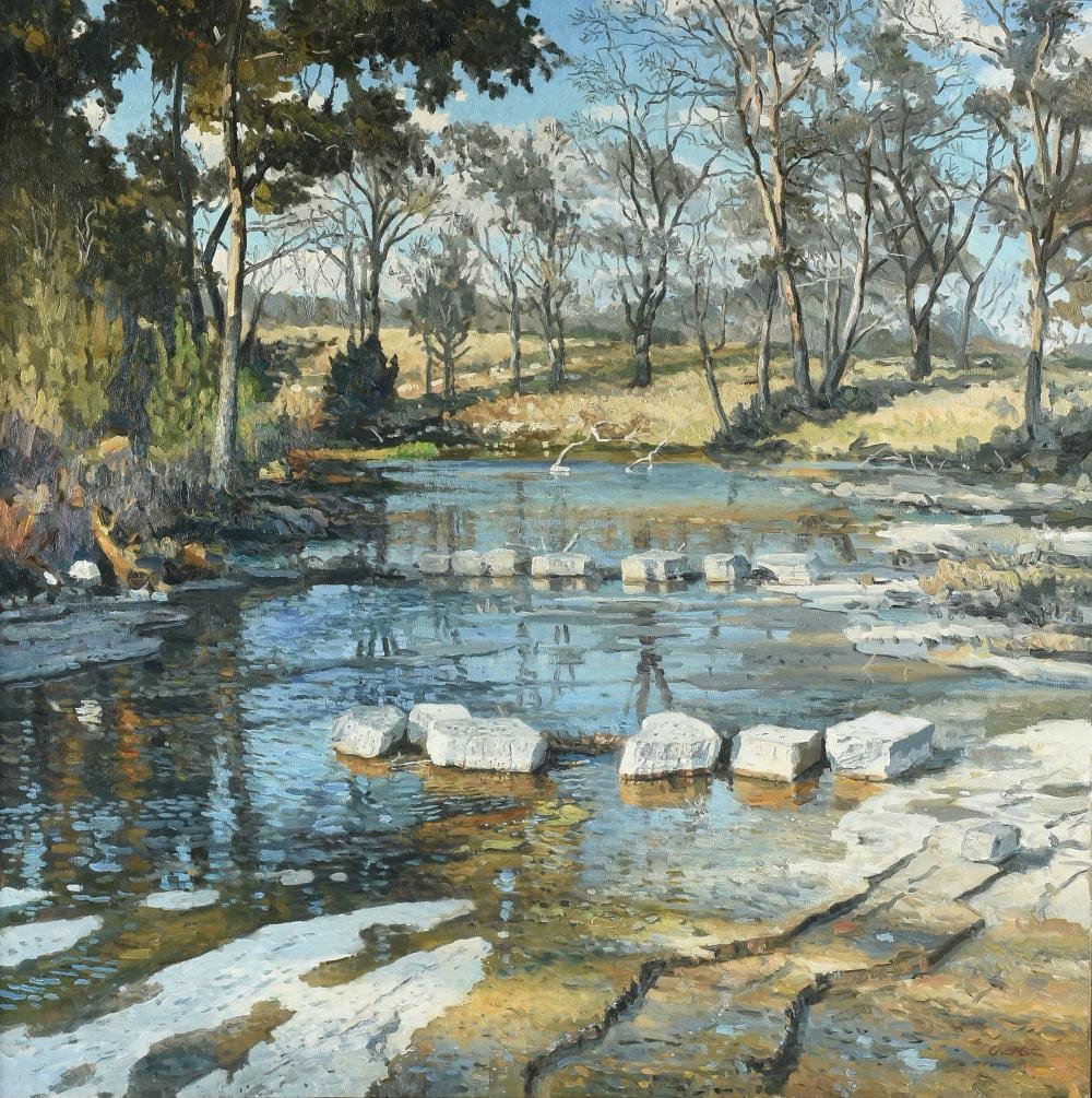 David Caton comparable auction result: david caton american texas b 1955 a painting botkin ranch 6 circa 2012
